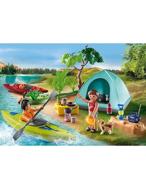 Playmobil Camping con hoguera 71425