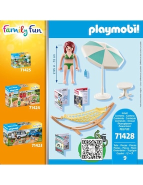 Playmobil Tumbona de playa 71428 Family Fun