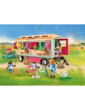 Playmobil Café tren con huerto 71441 Country