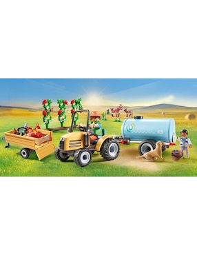 Playmobil Tractor con tráiler y cisterna 71442 Country