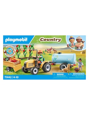 Playmobil Tractor con tráiler y cisterna 71442 Country