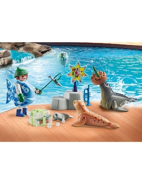 Playmobil My Life Cuidadora con animales 71448 Gift Sets