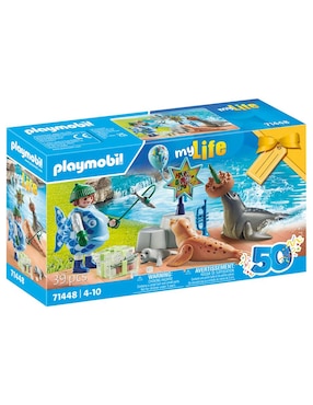 Playmobil My Life Cuidadora con animales 71448 Gift Sets