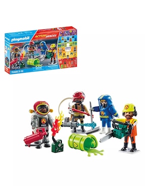 Playmobil Bomberos 71468