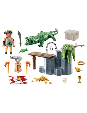 Playmobil Pirate With Alligator 71473