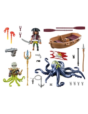 Playmobil Battle with the Giant Octopus 71419 Pirates
