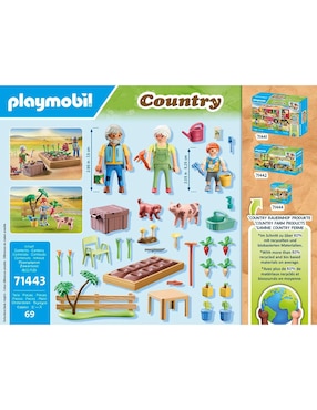 Playmobil Vegetable Garden with Grandparents 71443 Country (Sustainable)