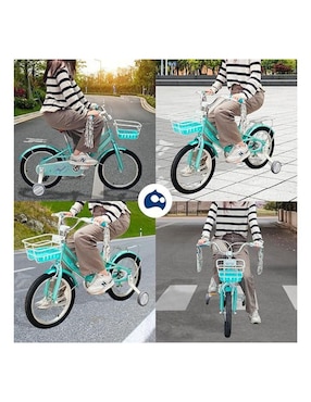 Bicicleta infantil Bluelander rodada 16 para niña