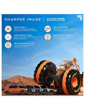 Carro de control remoto Discovery 4 x 4 giant crusher