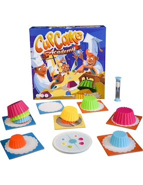 Cupcake Academy Blue Orange