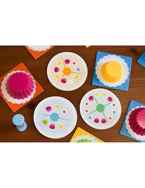 Cupcake Academy Blue Orange