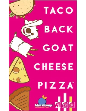 Taco Back Goat Cheese Pizza Blue Orange