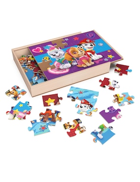 Rompecabezas caricaturas Paw Patrol 3 Pack Cardinal 72 piezas