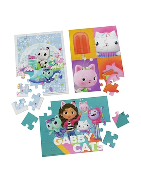 Rompecabezas Gabby's Dollhouse 3 Pack Cardinal 45 piezas
