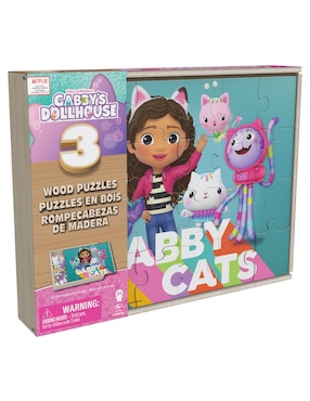 Rompecabezas Gabby's Dollhouse 3 Pack Cardinal 45 piezas