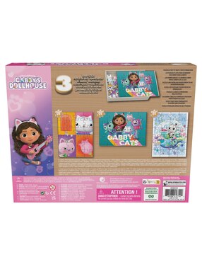 Rompecabezas Gabby's Dollhouse 3 Pack Cardinal 45 piezas