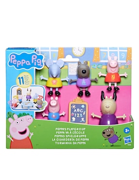 Set figuras acción articulada Peppa Pig