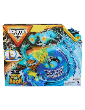 Set pista y automóviles Spin Master Monster Jam