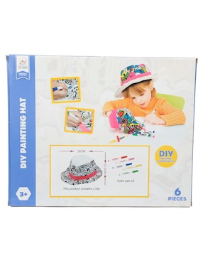 Set Diy Painting Hat Toy Town
