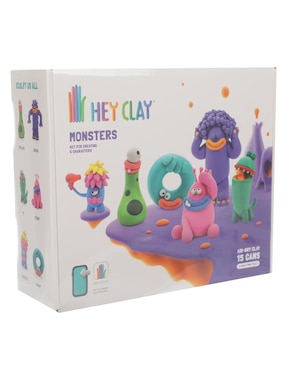 Set arcilla para modelar monstruos hey clay