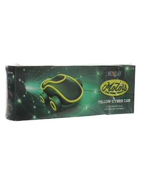 Set arcilla para modelar auto futurista amarillo hey clay