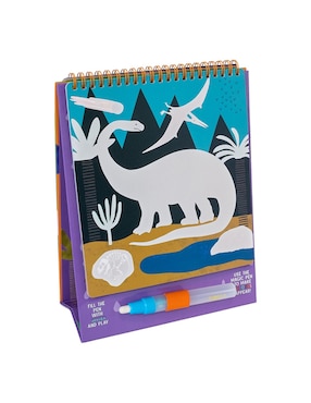 Libreta Mágica Reutilizable Pinta con Agua, Dinosaurios Floss & Rock