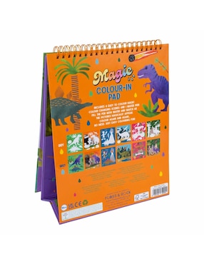 Libreta Mágica Reutilizable Pinta con Agua, Dinosaurios Floss & Rock