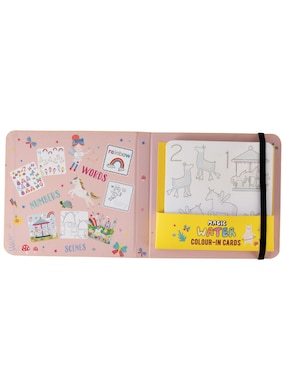 Tarjetas Mágicas Reutilizables pinta con agua, Hadas & Arcoíris Floss & Rock