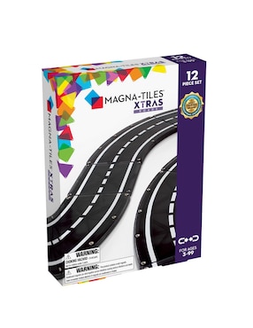 Trus Magnatiles Carreteras Extras 12 Pzas 23812