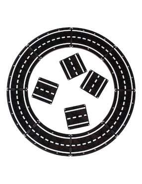 Magnatiles Trus Magnatiles Carreteras Extras 12 pzas  23812 Magnatiles In Motion