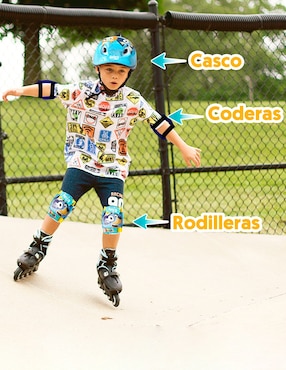 Set de protectores Flying Wheel de ciclismo infantil
