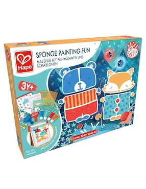 Juego de pintura con esponjas Hape