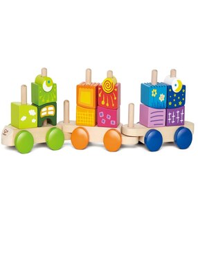 Hape tren de bloques fantasía E0417 Toddler Toys