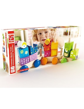 Hape tren de bloques fantasía E0417 Toddler Toys