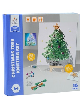 Conjunto de tejido para árbol de navidad Toy Town