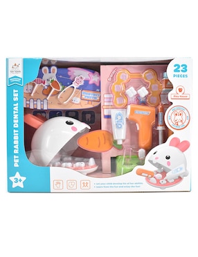 Pet Rabbit Dental Set Toy Town juego interactivo unisex