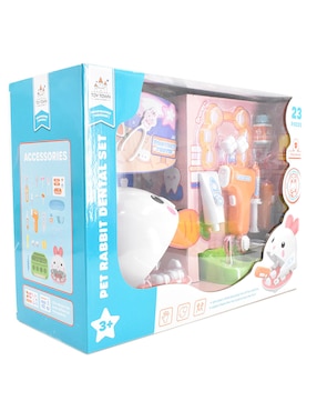 Pet Rabbit Dental Set Toy Town juego interactivo unisex