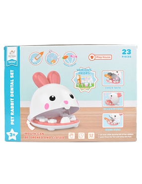 Pet Rabbit Dental Set Toy Town juego interactivo unisex