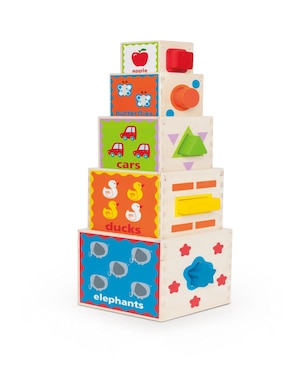 Piramide De Sonidos Hape Juego Didáctico Unisex