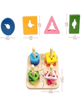 Rompecabezas Creativo Hape juego didáctico infantil unisex