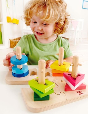 Rompecabezas Creativo Hape juego didáctico infantil unisex