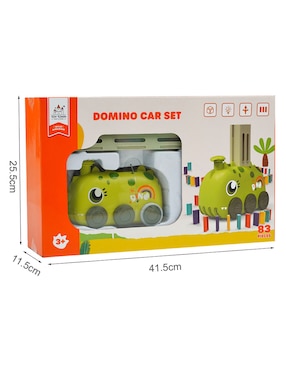 Domino Car Set Toy Town juego recreativo infantil unisex