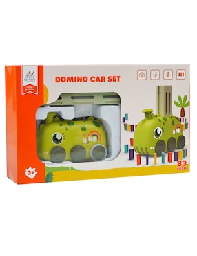 Domino Car Set Toy Town juego recreativo infantil unisex