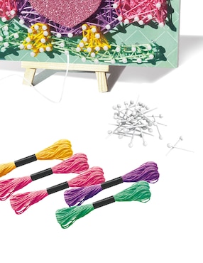 Kit de arte con hilos Owl Knitting Toy Town