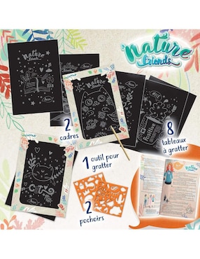 Nature Friends Cuadros Para Rascar Aurea Educa