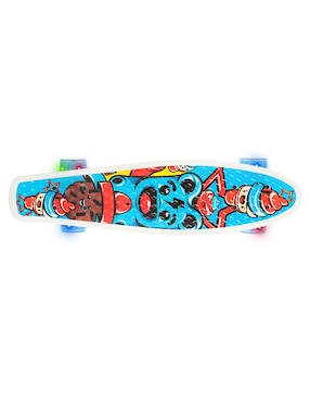 Patineta manual Toy Town con luz