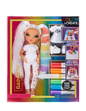 Muñeca Rainbow High Color And Create