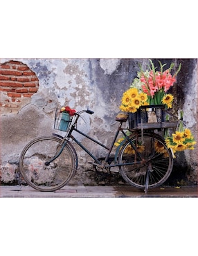 Rompecabezas Bicicleta con Flores Educa 500 piezas