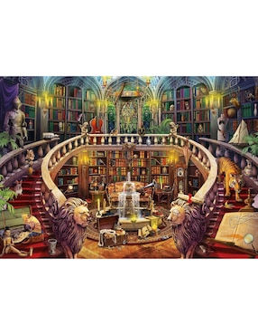 Rompecabezas Biblioteca Antigua Enigmatic Educa 500 piezas