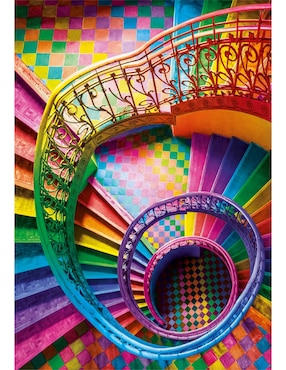 Rompecabezas Colorboom Escaleras Clementoni 500 piezas
